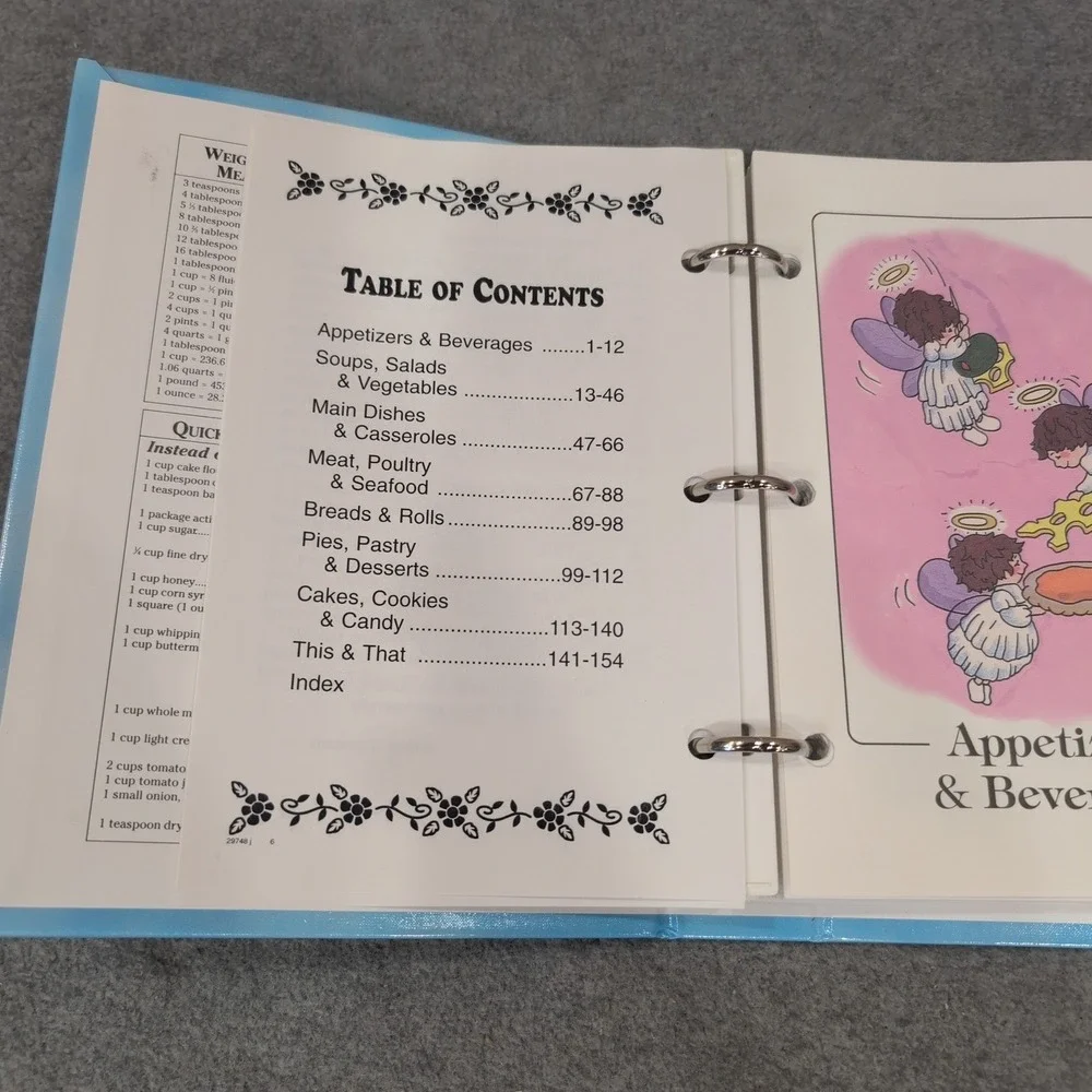 Heavenly Delights Perdido Bay United Methodist Church Cookbook‎ 1999 Binder VG+